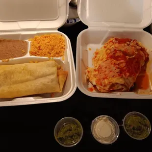 Delish! Shout out to JD, Mng. My same intials lol. Got burritos together. Gave other customers attention.  Good food, fun atmosphere