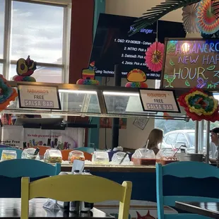 Free salsa bar