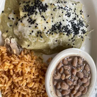 Pipian Verde Enchiladas