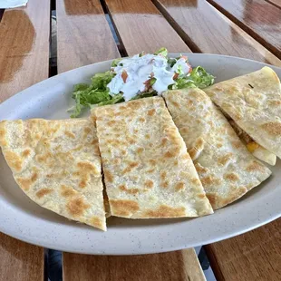 Chicken quesadillas