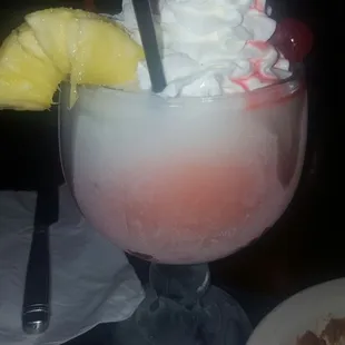 Pina colada . It was good!!