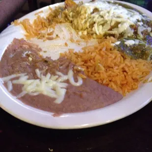 Enchiladas Verdes De Pollo