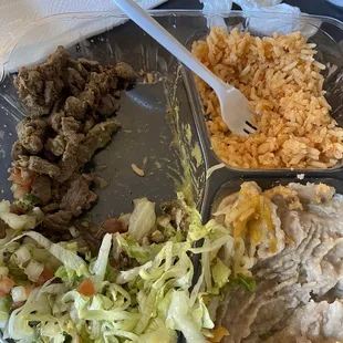 Carne Asada plate