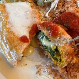 Inside the Chile Relleno