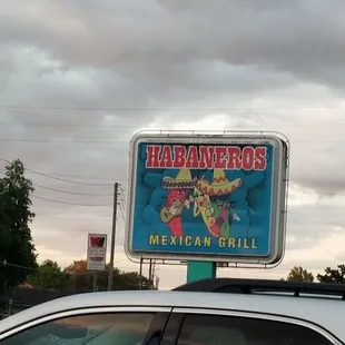 Outside sign