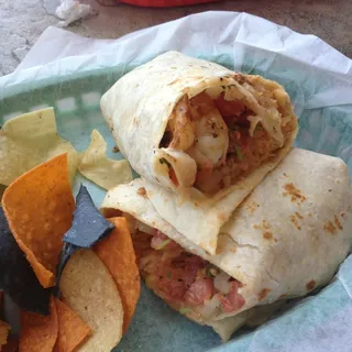 Blackened Shrimp Burrito