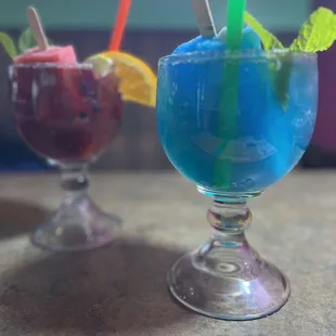 Blue Hurricane Margarita