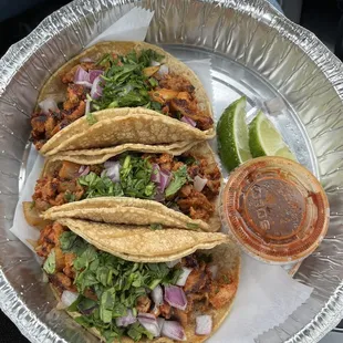 Lunch of champions - tacos Al Pastor!