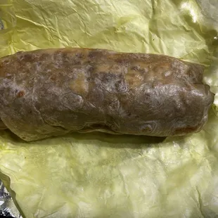 Chorizo breakfast burrito