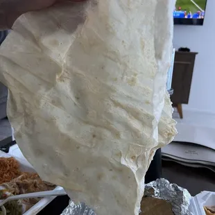 wrong tortilla and the other set of tortillas I got were corn and also wrong ‍