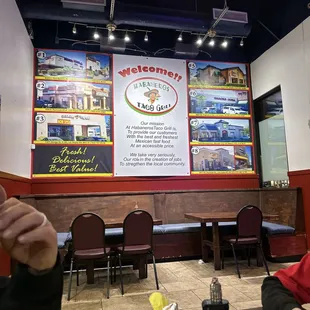 Mission and locations wall