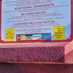 Their policy for customer satisfaction