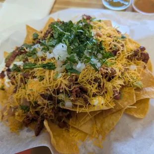 Al pastor nachos