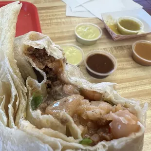 Ground Beef Burrito