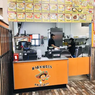 a man preparing food