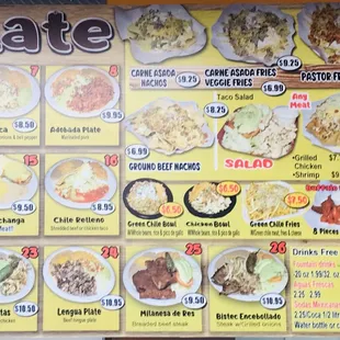 ramen and noodles, menu