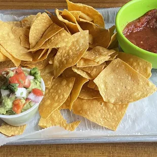 Chips, Salsa, Guacamole