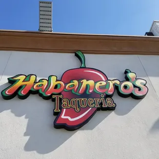 the front of the restaurant