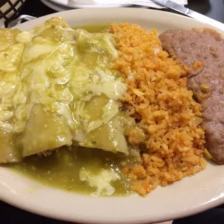 Green Chicken Enchiladas