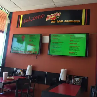 Fake menu