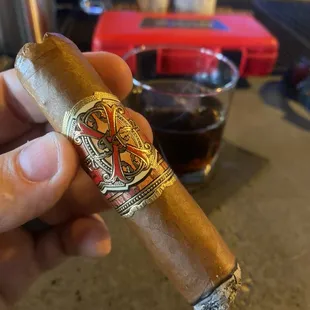 Enjoying a Opus X Magnum O
