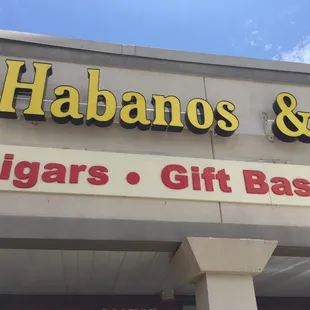 the front of the store