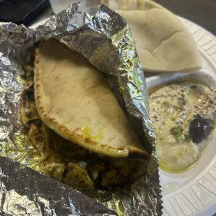Chicken Gyro Sandwich
