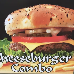 a cheeseburger combo