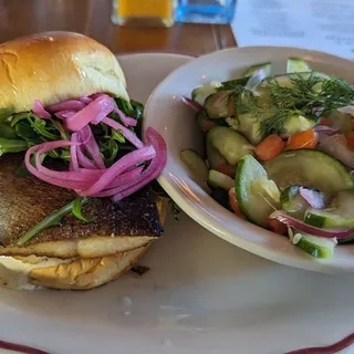 Cast Iron Trout Sandwich