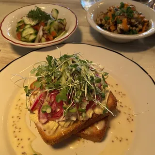 Deviled Egg Salad Sandwich