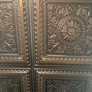 Bathroom ceiling tiles
