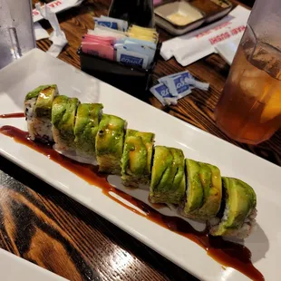 Caterpillar rolls was amazing.