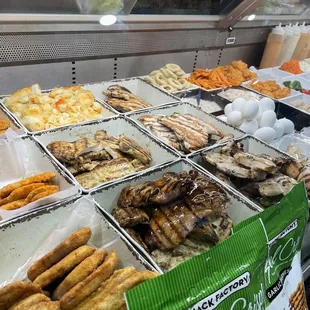 a variety of baked goods