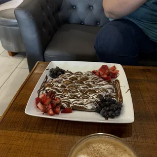 Latte made with whole milk