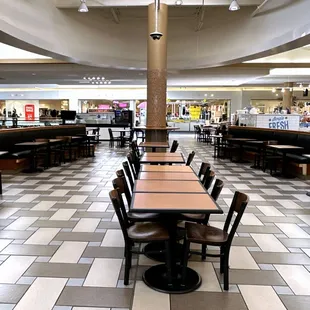 Common Dining Area at the Food Court