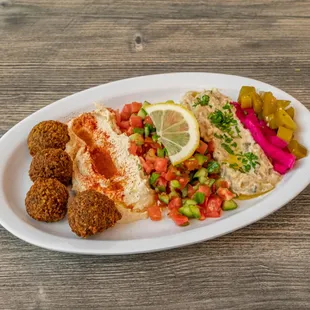 a plate of food