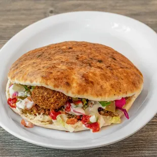 a sandwich on a plate