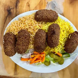 7. Falafel Over Rice