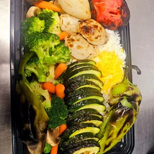 Veggies Plate available at Habibi Kabob