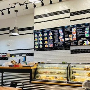 the interior of a restaurant