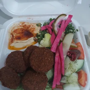 Falafal platter