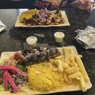 Kabob plater Mixed Shawarma