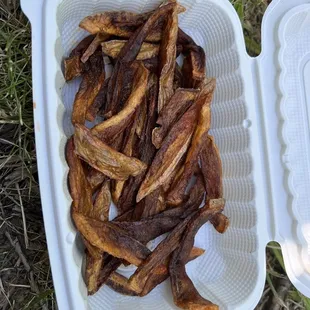 They call this fries. Chicken Shawarma Wrap was super dry even cardboard looks wet in front of it. No garlic sauce or pickles in it.