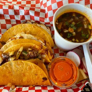 Quesa Birria Taco Combo