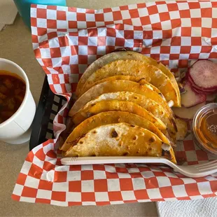 Quesa Birria Taco Combo
