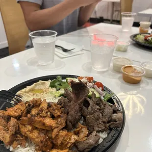 Mixed Shawarma Plate