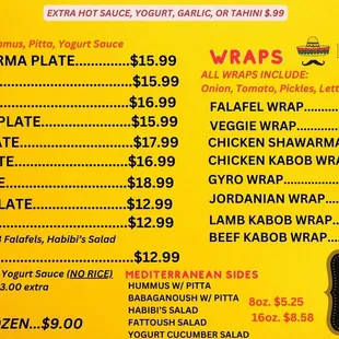 Habibi's Birria Menu #3