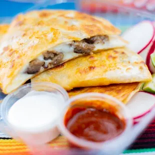 a close up of a burrito