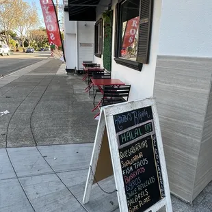 4/29/24 Outside seating.