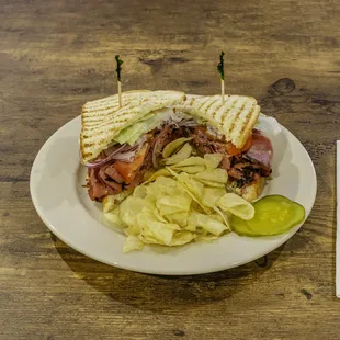 Halal Beef Pastrami Sandwhich